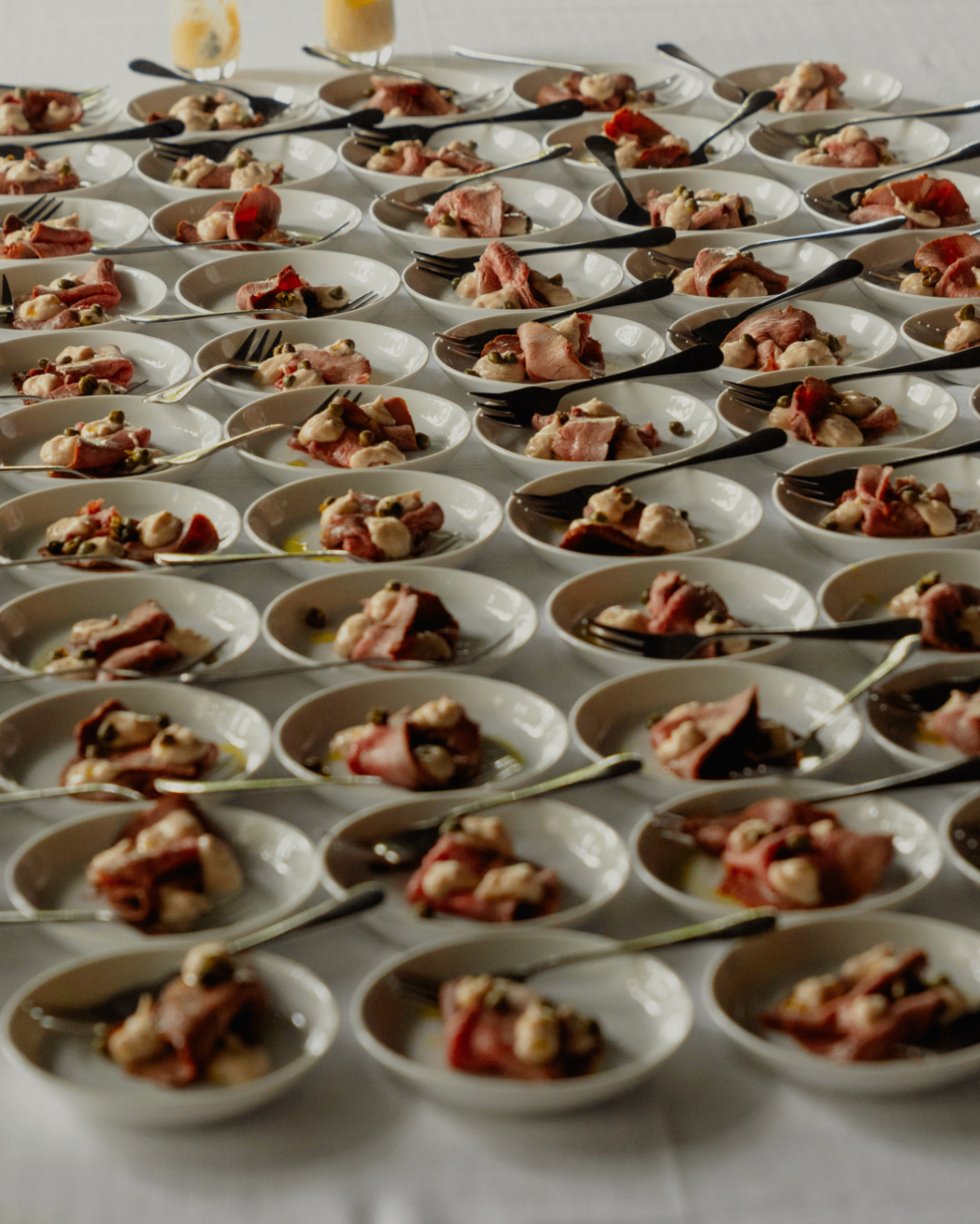 Convitio plated catering detail